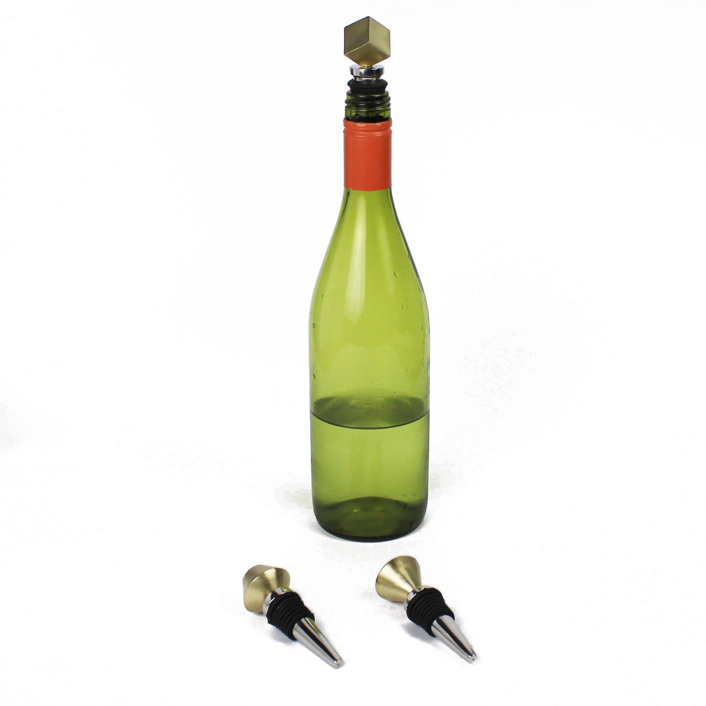 Square Bottle Stopper - Bobble Head