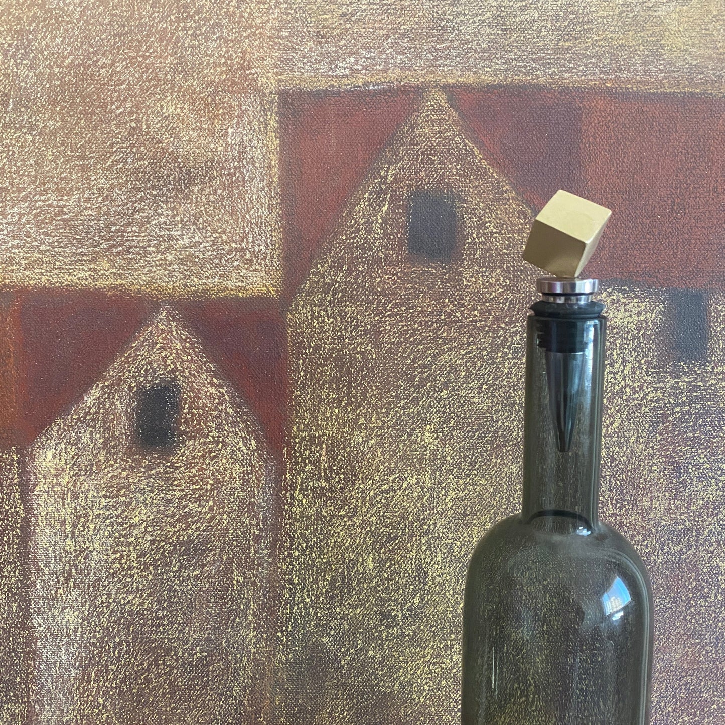 Square Bottle Stopper - Bobble Head