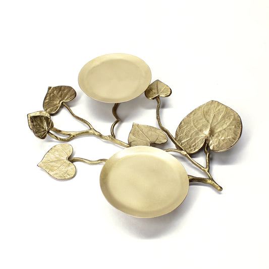 Heart Leaf - Candle Pillar Holder