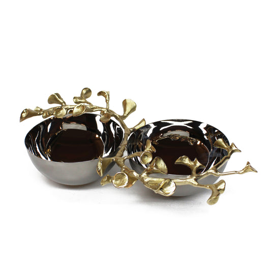Trumpet Flower - Twin Bowl